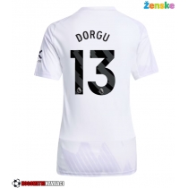 Ženske Nogometnih dresov Manchester United Patrick Dorgu #13 Gostujoči 2025-26 Kratki rokavi